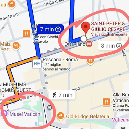 アパート Saint Peter & Giulio Cesare *